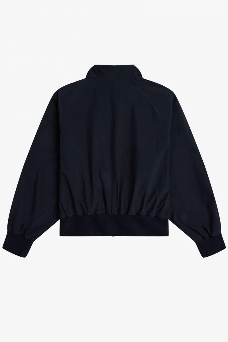 Navy Fred Perry Batwing Harrington Women's Jackets | PH 1901MQZA